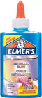 Elmer’s metallic PVA-lijm | Blauw | 147 ml | uitwasbaar en kindvriendelijk | geweldig voor het maken van slijm en om te knutselen