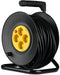 V-TAC VT-6003 Heavy Duty Extension Cord Cable - IP20 - Yellow & Black - 25m Wire