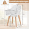 Coast Eetkamerstoelen - Set van 2 - Ergonomische rugleuning - Wit (2 stuks)