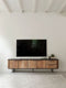DTP Home TV stand Soho large, 4 doors, 2 drawers,60x230x40 cm, recycled teakwood and mortex