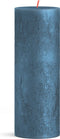 Bolsius Stompkaars Shimmer Blue - 19 cm / Ø7 cm