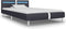 vidaXL - Bedframe - met - LED - kunstleer - zwart - 90x200 - cm