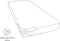 Kayori Shizu - Molton Hoeslaken Stretch - 180x220 cm - Biologisch Katoen - Wit