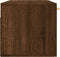vidaXL - Wandkast - 100x36,5x35 - cm - bewerkt - hout - bruin - eikenkleur