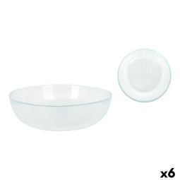 Diep bord La Mediterránea Venezia Glas Ø 18 cm (6 Stuks)