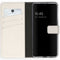 Selencia Galaxy S21 Plus - Echt Lederen Bookcase - Ruimte voor 3 pasjes - Lichtgrijs