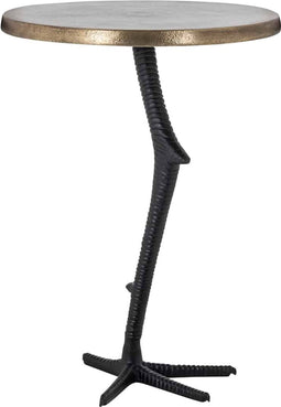 Richmond Interiors Bijzettafel Ostrich (Black/gold)