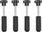vidaXL - Gripplaten - 2 - st - 107x31x7 - cm - nylon - zwart