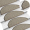 vidaXL - Trapmatten - zelfklevend - 15 - st - 65x21x4 - cm - zilverkleurig