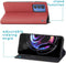 iMoshion Hoesje Geschikt voor Motorola Edge 20 Pro Hoesje Met Pasjeshouder - iMoshion Slim Folio Bookcase - Rood