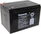 Panasonic LC-CA1216P1 loodbatterij met Faston 6,3 mm 12V, 16000 mAh