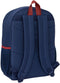 El Pulpo - Schoolrugzak - Ergonomische bekleding - Marineblauw 32 x 43 x 14 cm