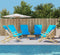 vidaXL - Strandhanddoeken - 6 - st - 400 - g/m² - 60x135 - cm - stof - turquoise