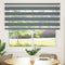 vidaXL - Zebra - rolgordijn - 160x150 - cm - stofbreedte - 155,9 - cm - donkergrijs