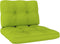 vidaXL - Palletkussens - 2 - st - stof - heldergroen