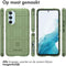iMoshion Hoesje Geschikt voor Samsung Galaxy A54 (5G) Hoesje Siliconen - iMoshion Rugged Shield Backcover - Groen