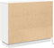vidaXL - Dressoir - met - LED - Wit - 90x32x75 - cm - Geengineerd - Hout