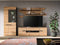 Furnilux Canu - Woonkamercombinatie - Tijdloos en praktisch - Bruin - 44x280x190cm