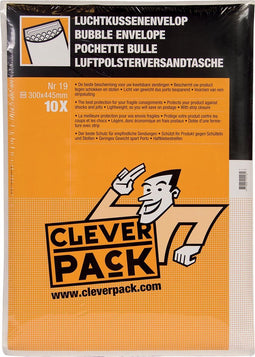 Envelop CleverPack luchtkussen nr19 320x455mm wit 10stuks | 5 stuks