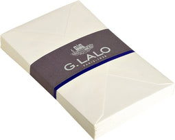 Envelop G.Lalo bank C6 114x162mm gegomd gevergeerd wit