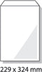 Envelop Hermes akte C4 229x324mm wit 25stuks