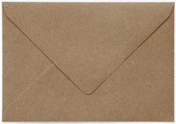 Envelop Papicolor EA5 156x220mm recycled kraft bruin
