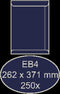 Envelop quantore akte eb4 262x371 120gr cremekraft | Doos a 250 stuk