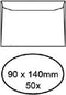Envelop quantore visitekrt 90x140 95gr wt | Pak a 50 stuk