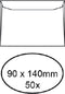 Envelop quantore visitekrt 90x140 95gr wt | Pak a 50 stuk
