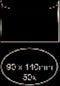 Envelop quantore visitekrt 90x140 95gr wt | Pak a 50 stuk