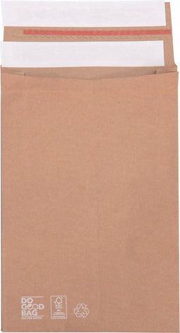 Envelop | verzendzak | 300x200mm | papier | bruin | 100 stuks
