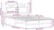 vidaXL - Bedframe - zonder - matras - hout - gerookt - eikenkleurig - 120x190 - cm