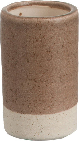 J-Line Vaas Boord - keramiek - bruin - small