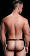 Envy Low-Rise Wet Look jockstrap (Zwart) - S/M
