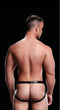 Envy Low-Rise Wet Look jockstrap (Zwart) - S/M