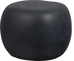 vtwonen Pebble - Bijzettafel - Fiberclay - Betonlook - Antraciet - 35x50x50 cm