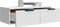 vidaXL Wandkast - 68x30x20 cm - bewerkt hout - wit