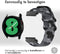 iMoshion Nylon 20 mm bandje - Geschikt voor Samsung Galaxy Watch 6 (Classic) / 5 (Pro) / 4 (Classic) / 3 – Garmin Venu / 2 plus / Sq - Forerunner 245 / 55 - Camouflage Grijs