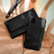 Eny Uitneembare Vegan Lederen Clutch voor de iPhone Xs / X - Zwart