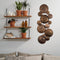 Enzo wanddecoratie - metaal - Handgemaakt - 112x43 cm