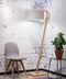 GOOD&MOJO Vloerlamp Andes - Bamboe/Naturel - 72x47x176cm - Scandinavisch,Bohemian - Staande lampen voor Woonkamer - Slaapkamer