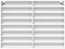 vidaXL - Vitrinekast - 100x8,5x75 - cm - bewerkt - hout - wit