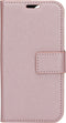 Mobiparts iPhone 13 Mini - Wallet Case - Saffiano motief - Roze
