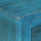 vidaXL - Nachtkastje - 40x30x50 - cm - massief - mangohout - blauw
