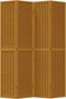 vidaXL - Kamerscherm - met - 4 - panelen - massief - paulowniahout - bruin
