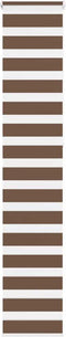 vidaXL - Zebra - rolgordijn - 50x230 - cm - stofbreedte - 45,9cm - polyester - bruin