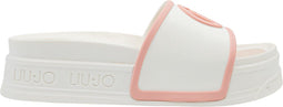 Liu Jo Cecy 08 - Dames Slippers - Plateau - Wit - Maat 36