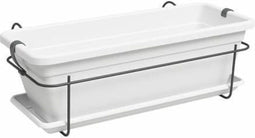 Jardiniere - ARTEVASI - VENEZIA balkon KIT - 50 ma - Wit