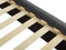 NOYERS - Bed met opbergruimte - Grijs - 140 x 200 cm - Fluweel