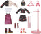 Rainbow High Daria Roselyn - Modepop met 2 outfits en accessoires - Rozerood (2 stuks)